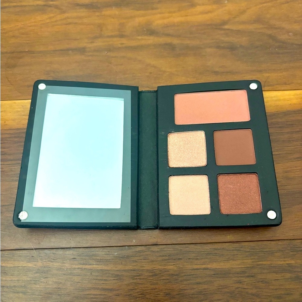 Professional Makeup Palette with Mirror - 5 Neutral Shades